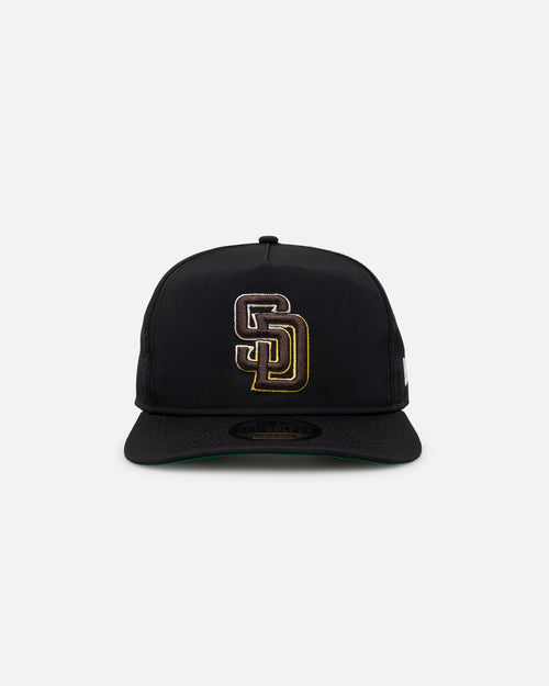 New Era San Diego Padres Golfer Pre-Curved Snapback Black/OTC
