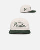 New Era Pittsburgh Pirates 'Currency Corduroy' Golfer Pre-Curved Snapback Chrome White