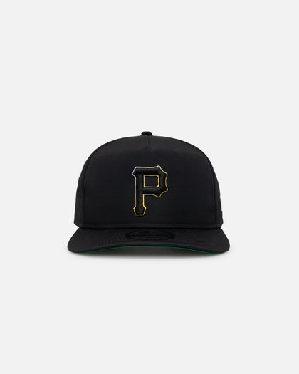 New Era Pittsburgh Pirates Golfer Pre-Curved Snapback Black/OTC