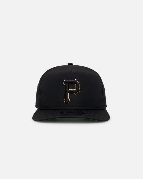 New Era Pittsburgh Pirates Golfer Pre-Curved Snapback Black/OTC