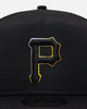 New Era Pittsburgh Pirates Golfer Pre-Curved Snapback Black/OTC