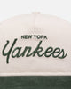 New Era New York Yankees 'Currency Corduroy' Golfer Pre-Curved Snapback Chrome White
