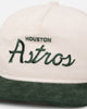 New Era Houston Astros 'Currency Corduroy' Golfer Pre-Curved Snapback Chrome White