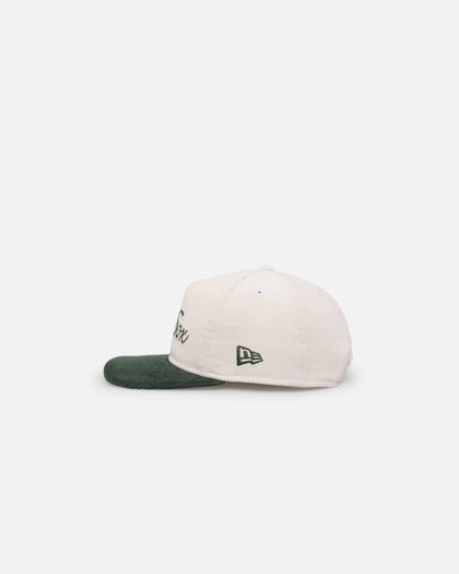 New Era Chicago White Sox 'Currency Corduroy' Golfer Pre-Curved Snapback Chrome White