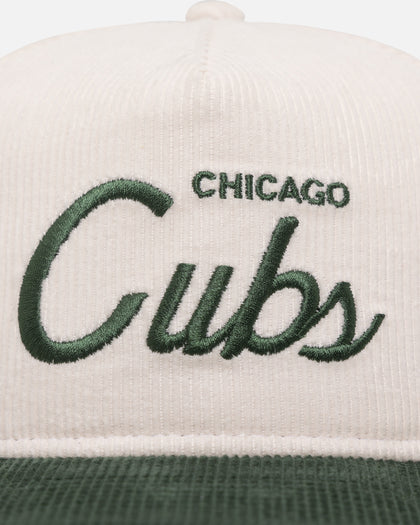 New Era Chicago Cubs 'Currency Corduroy' Golfer Pre-Curved Snapback Chrome White