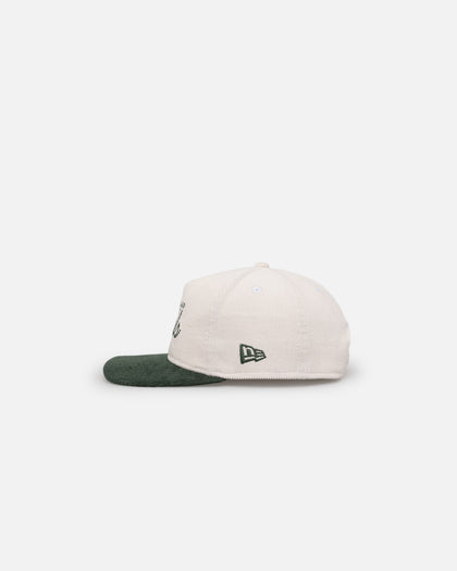 New Era Chicago Bulls 'Currency Corduroy' Golfer Pre-Curved Snapback Chrome White