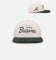 New Era Atlanta Braves 'Currency Corduroy' Golfer Pre-Curved Snapback Chrome White