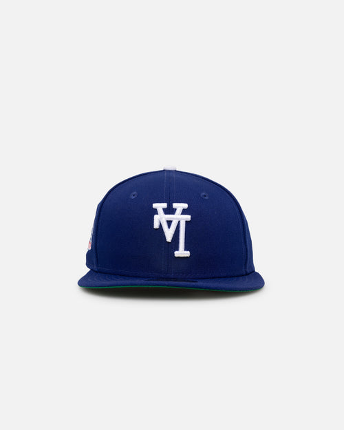 New Era Los Angeles Dodgers 'Upside Down LA Logo' 59FIFTY Fitted Dark Royal