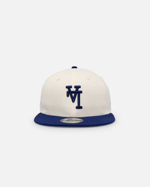 New Era Los Angeles Dodgers 'Upside Down LA Logo' 9FIFTY Snapback Chrome/Dark Royal