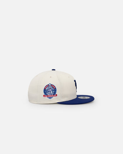 New Era Los Angeles Dodgers 'Upside Down LA Logo' 9FIFTY Snapback Chrome/Dark Royal