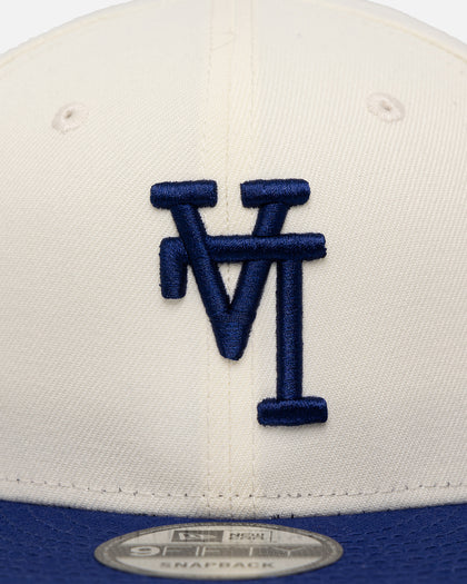 New Era Los Angeles Dodgers 'Upside Down LA Logo' 9FIFTY Snapback Chrome/Dark Royal