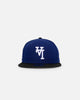 New Era Los Angeles Dodgers 'Upside Down LA Logo' 9FIFTY Snapback Dark Royal/Black