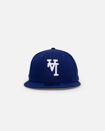 New Era Los Angeles Dodgers 'Upside Down LA Logo' 9FIFTY Snapback Dark Royal