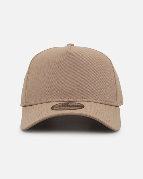 New Era Blank 9FORTY A-Frame Snapback Camel