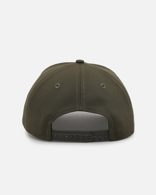 New Era Blank 9FORTY A-Frame Snapback New Olive
