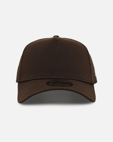 New Era Blank 9FORTY A-Frame Snapback Walnut | Culture Kings US
