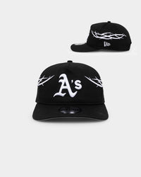 New Era Oakland Athletics 'Twisted Thorns' Golfer Pre-Curved Snapback Black