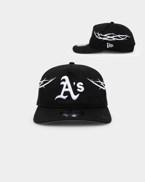 New Era Oakland Athletics 'Twisted Thorns' Golfer Pre-Curved Snapback Black
