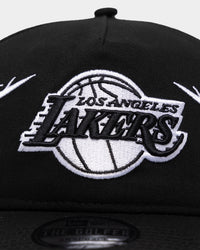 New Era Los Angeles Lakers 'Twisted Thorns' Golfer Pre-Curved Snapback Black