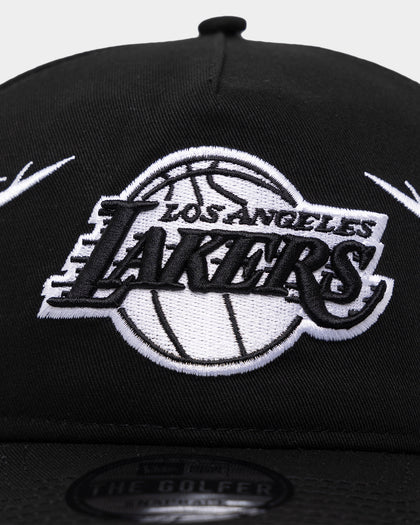 New Era Los Angeles Lakers 'Twisted Thorns' Golfer Pre-Curved Snapback Black