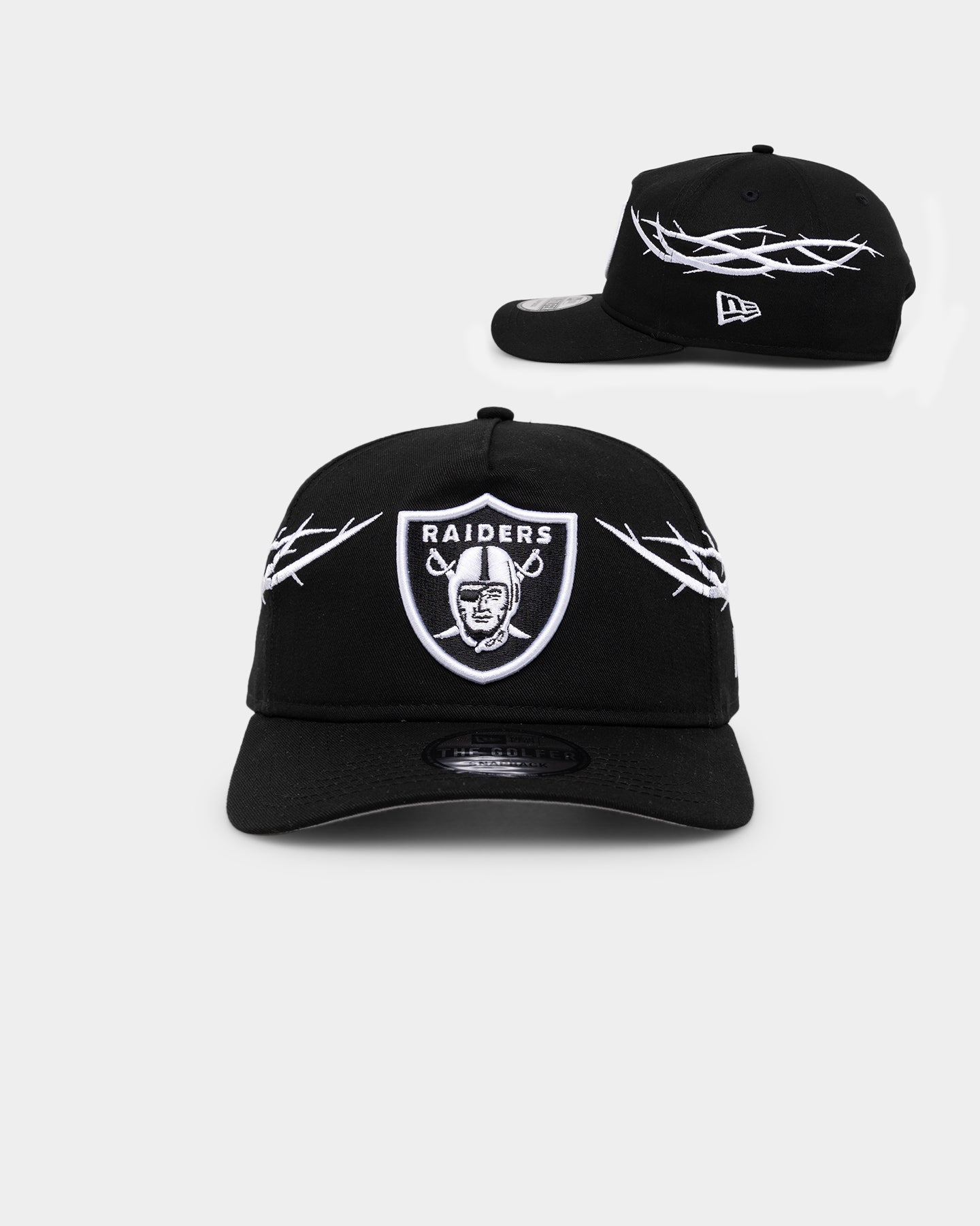 New Era Las Vegas Raiders 'Twisted Thorns' Golfer Pre-Curved