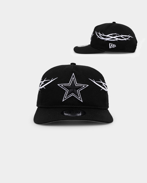 New Era Dallas Cowboys 'Twisted Thorns' Golfer Pre-Curved Snapback Black