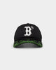 New Era Boston Red Sox 9FORTY A-Frame Trucker Snapback Black/Neon Green