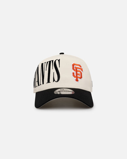 New Era San Francisco Giants 'Tall Text' 9FORTY A-Frame Snapback Chrome White/OTC