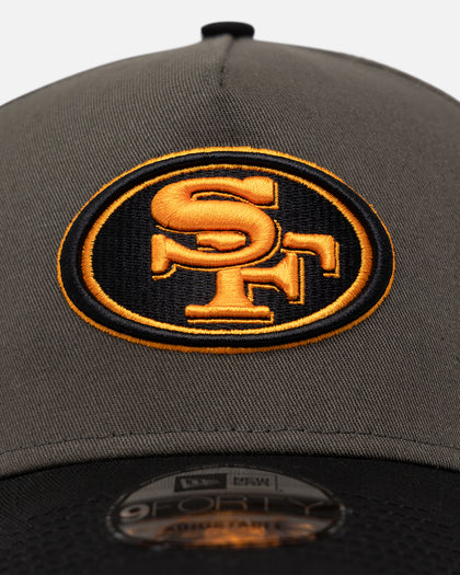 New Era San Francisco 49ers 'Legendary Charcoal' 9FORTY A-Frame Snapback Charcoal/Black
