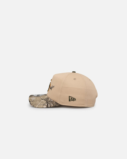 New Era San Diego Padres 'Real Tree Edge Grit' 9FORTY A-Frame Snapback Oat Milk/Real Tree