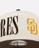New Era San Diego Padres 'Tall Text' 9FORTY A-Frame Snapback Chrome White/OTC