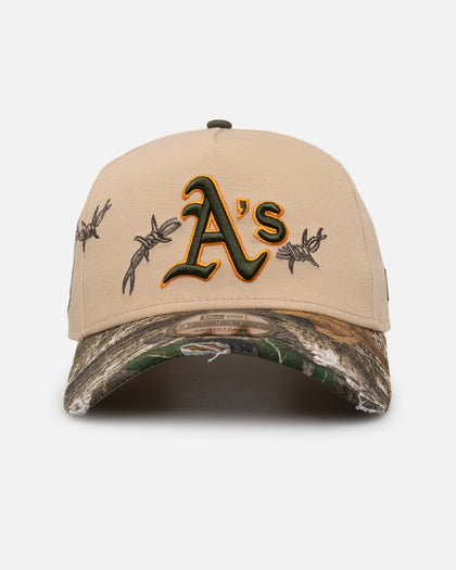 New Era Oakland Athletics 'Real Tree Edge Grit' 9FORTY A-Frame Snapback Oat Milk/Real Tree