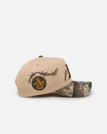 New Era Oakland Athletics 'Real Tree Edge Grit' 9FORTY A-Frame Snapback Oat Milk/Real Tree