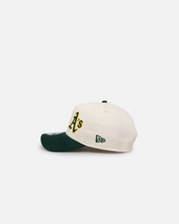 New Era Oakland Athletics 'Tall Text' 9FORTY A-Frame Snapback Chrome White/OTC