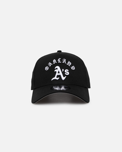 New Era Oakland Athletics 'Gothic Arch' 9FORTY A-Frame Snapback Black/White