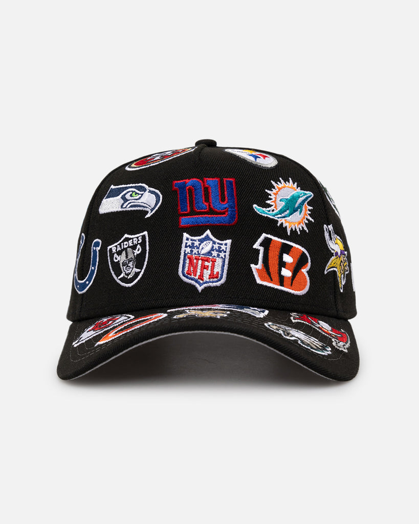 New Era NFL All Over 9FORTY A-Frame Snapback Black | Culture Kings US
