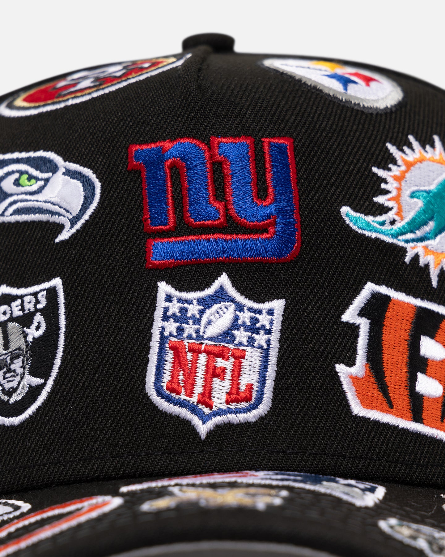 New Era NFL All Over 9FORTY A-Frame Snapback Black | Culture Kings US