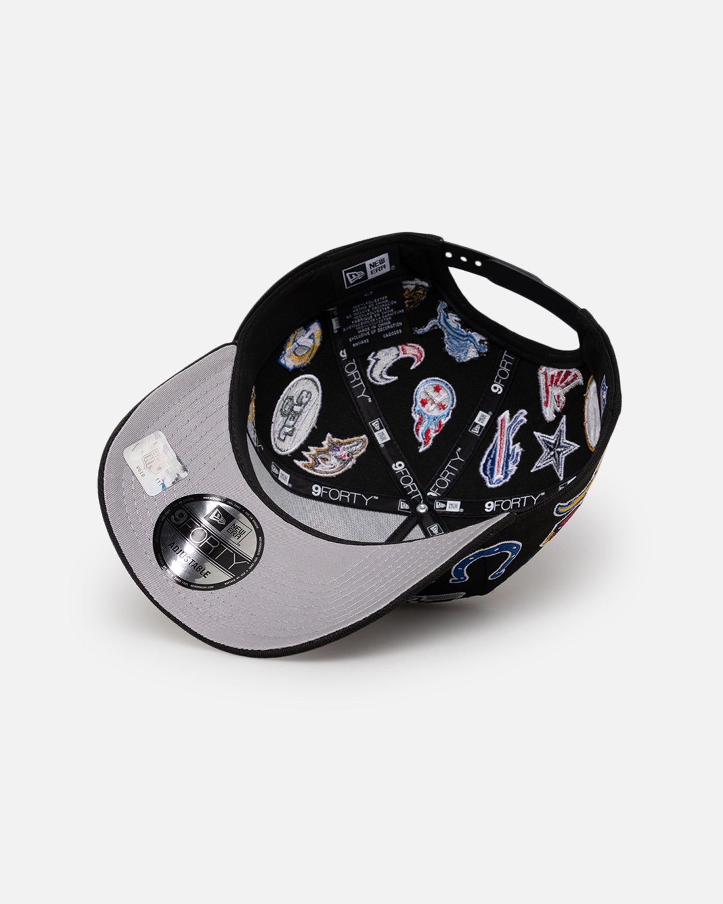 New Era NFL All Over 9FORTY A-Frame Snapback Black | Culture Kings US