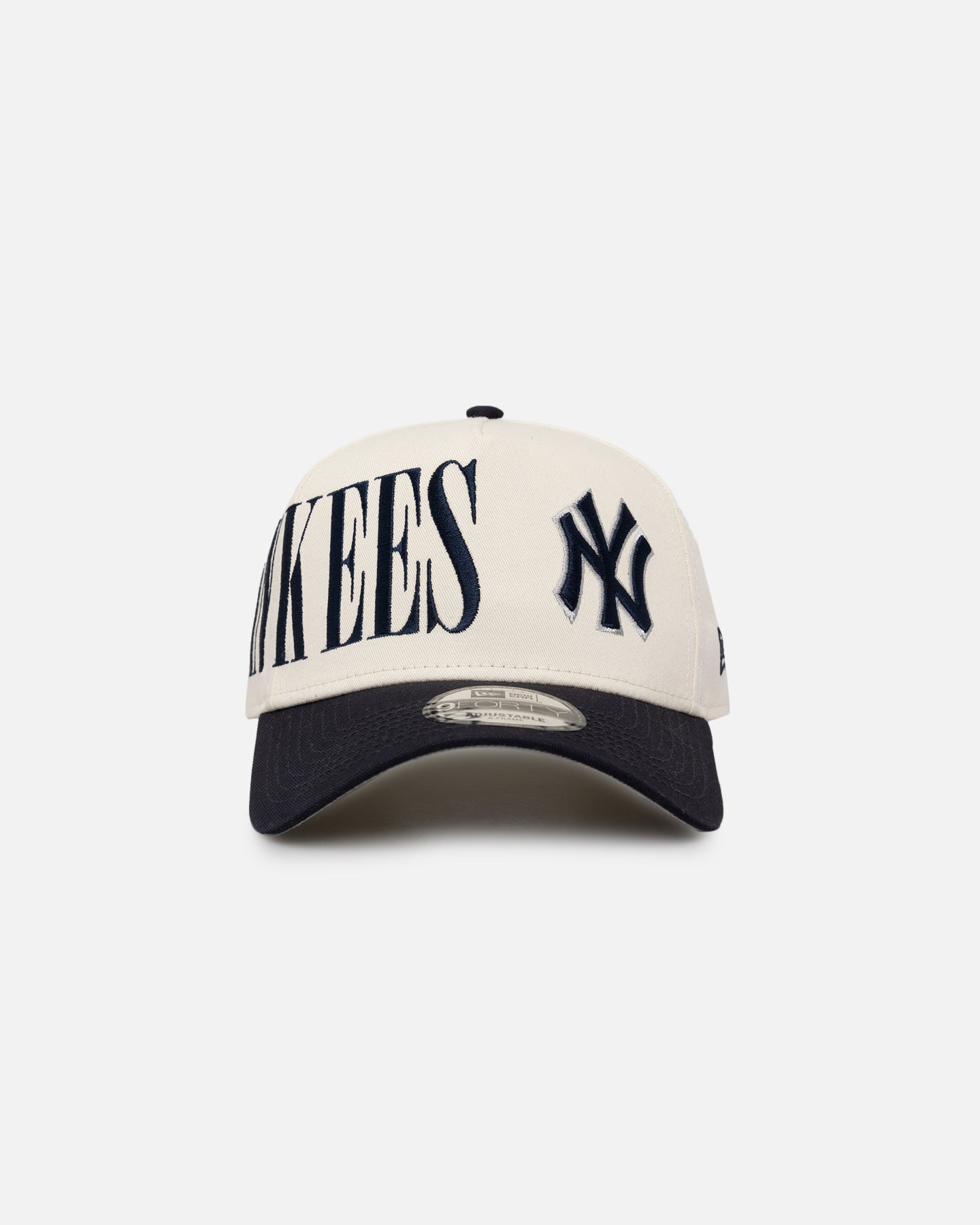 New Era New York Yankees 'Tall Text' 9FORTY A-Frame Snapback
