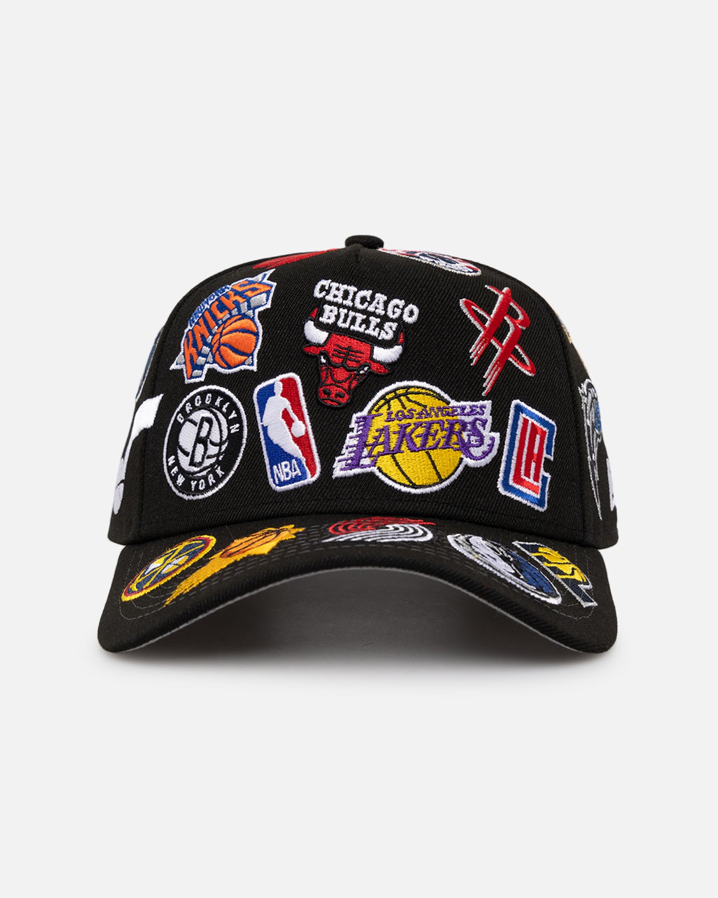 New Era NBA All Over 9FORTY A-Frame Snapback Black | Culture Kings US