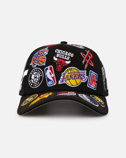 New Era NBA All Over 9FORTY A-Frame Snapback Black