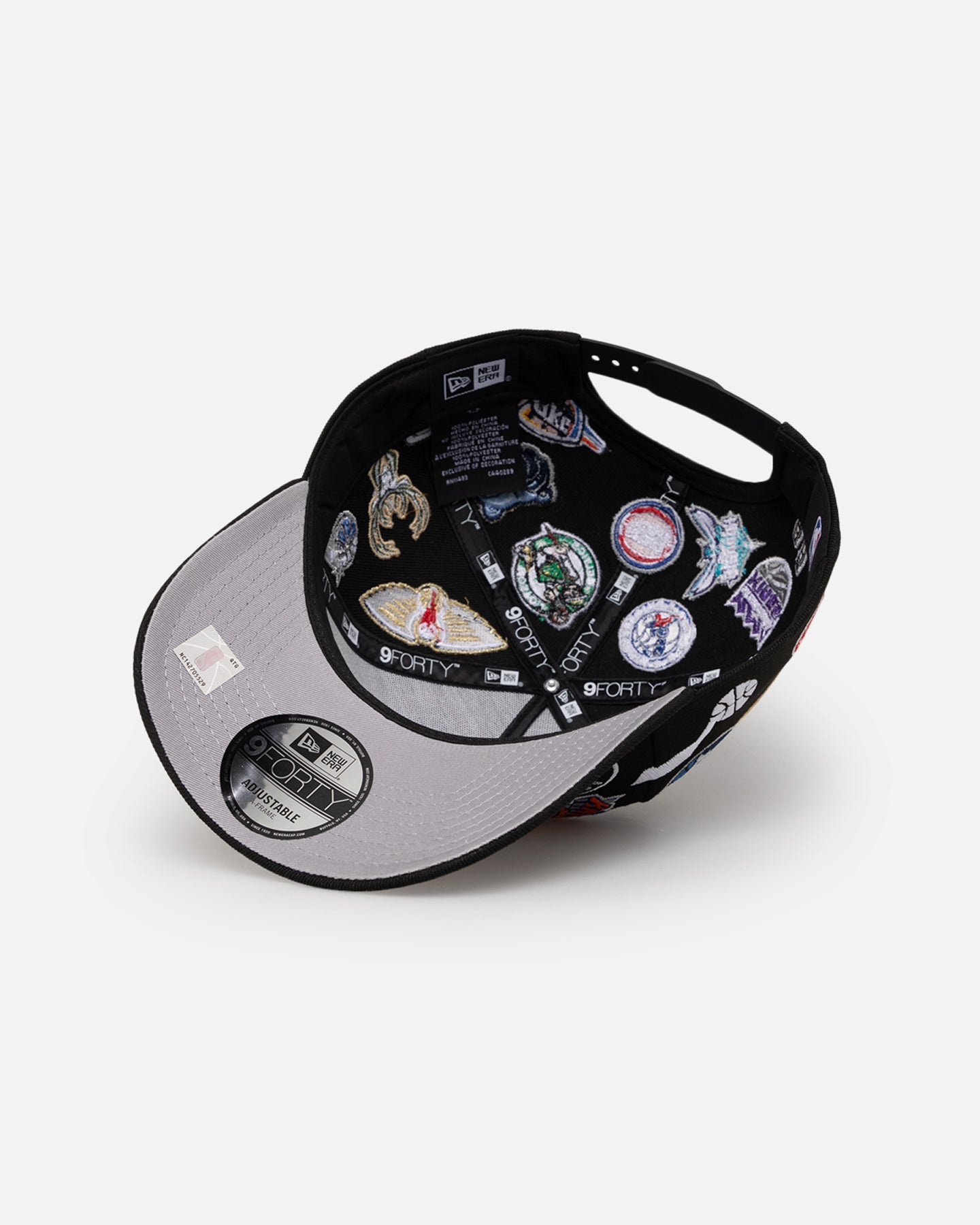 NBA at フィフティ New Era NBA All Over 9FORTY A-Frame Snapback Black | Culture