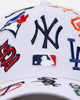New Era MLB All Over 9FORTY A-Frame Snapback White