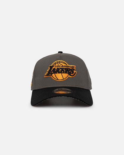 New Era Los Angeles Lakers 'Legendary Charcoal' 9FORTY A-Frame Snapback Charcoal/Black