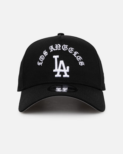New Era Los Angeles Dodgers 'Gothic Arch' 9FORTY A-Frame Snapback Black/White