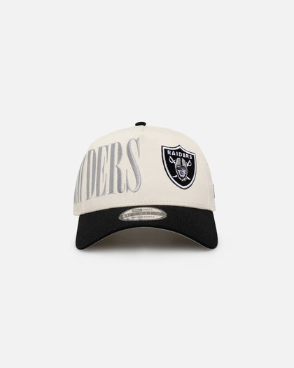 New Era Las Vegas Raiders 'Tall Text' 9FORTY A-Frame Snapback Chrome White/OTC