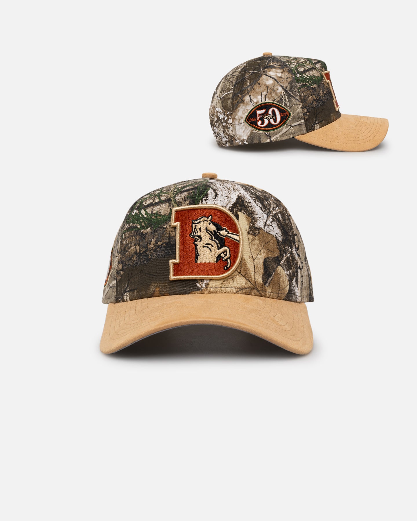 New Era Denver Broncos 'Real Tree Tan Suede' 9FORTY A-Frame
