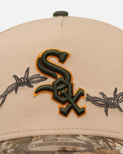 New Era Chicago White Sox 'Real Tree Edge Grit' 9FORTY A-Frame Snapback Oat Milk/Real Tree