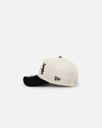 New Era Chicago White Sox 'Tall Text' 9FORTY A-Frame Snapback Chrome White/OTC