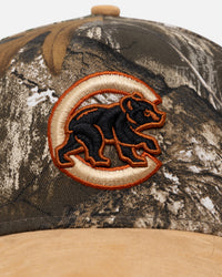 New Era Chicago Cubs 'Real Tree Tan Suede' 9FORTY A-Frame Snapback Real Tree